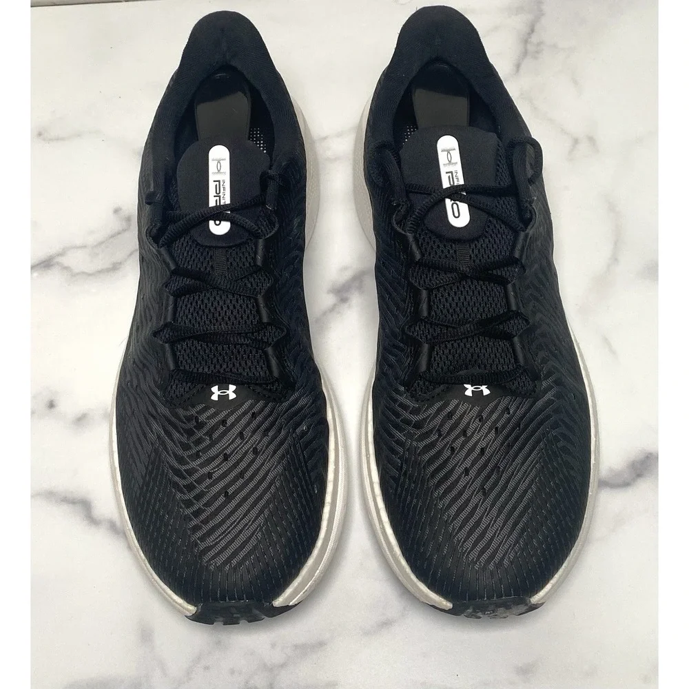 Under Armour Men's Infinite PRO Black white‎ Size 13